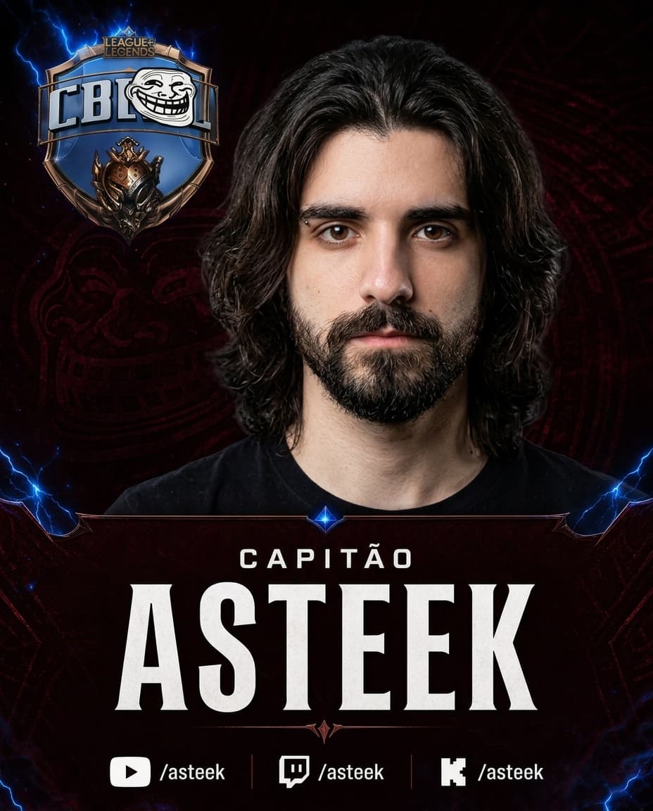 Card do capitão Asteek