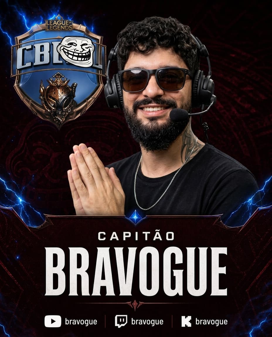 Card do capitão Bravogue