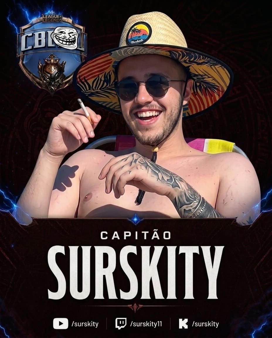 Card do capitão Surskity